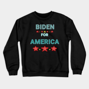 Biden For America 2020 Crewneck Sweatshirt